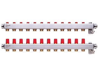 Danfoss - SSM Manifold Çelik Kollektör Seti 12 Ağızlı